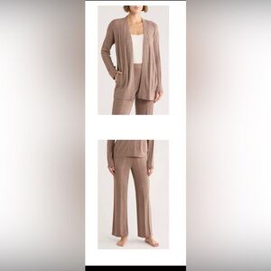 BAREFOOT DREAMS LOUNGE SET!

Barefoot Dreams Sable Ribbed Cardigan and Pants Set